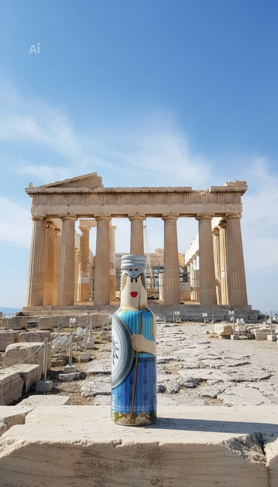 Ouzo miniature Athena
