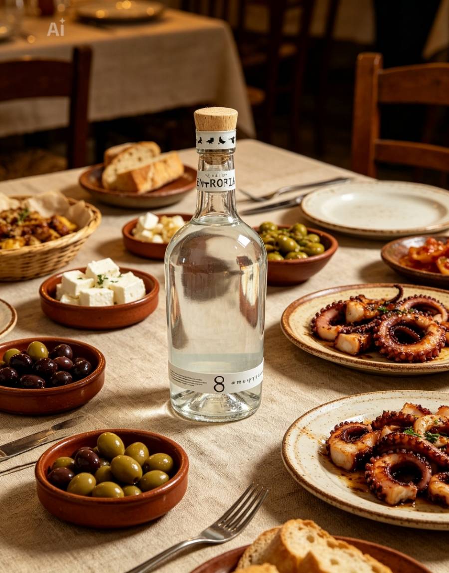 Tsipouro 8 Spourgites 200ml vol. 43%