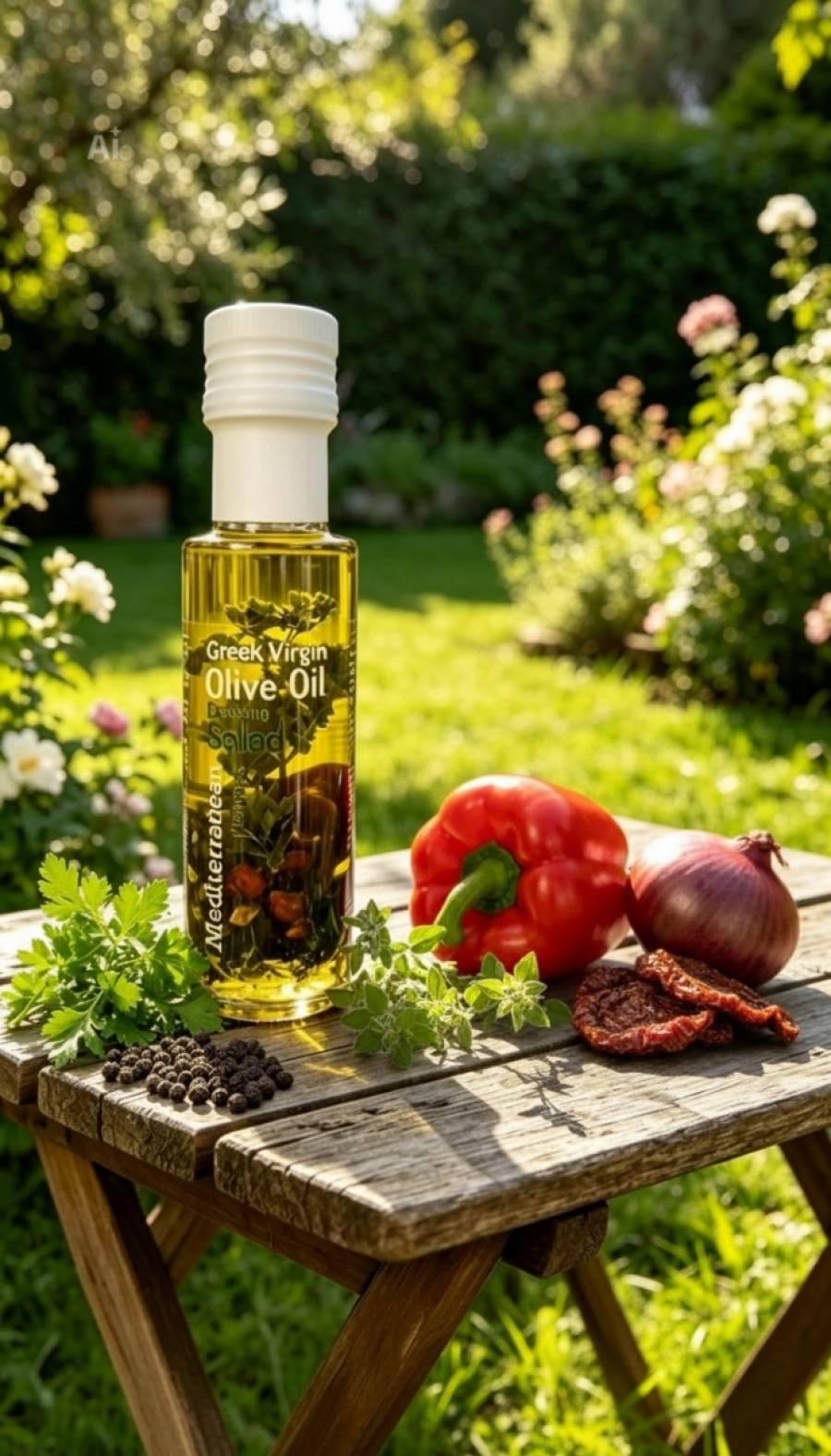 Olive oil salad dressing - Nature Blessed