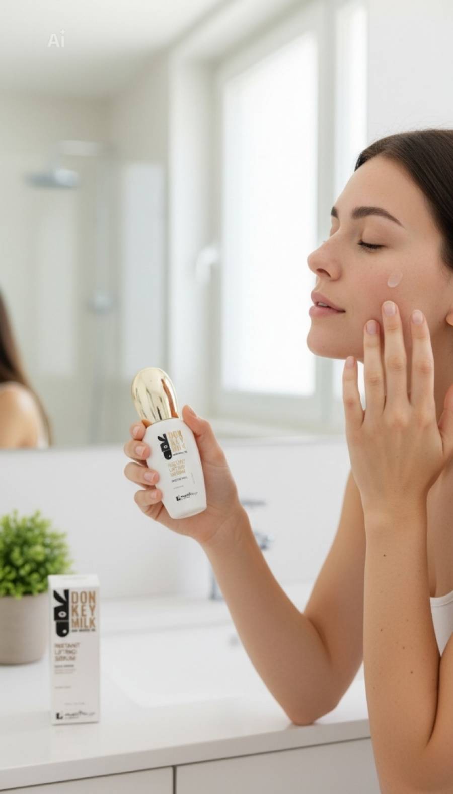 Donkey milk Instant Lifting Facial Serum with donkey milk & mastic oil 40ml - Mastic spa