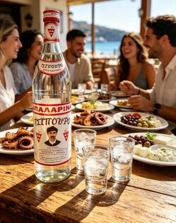 Apalarina Tsipouro 40% Vol. 700ml - Tsipouro