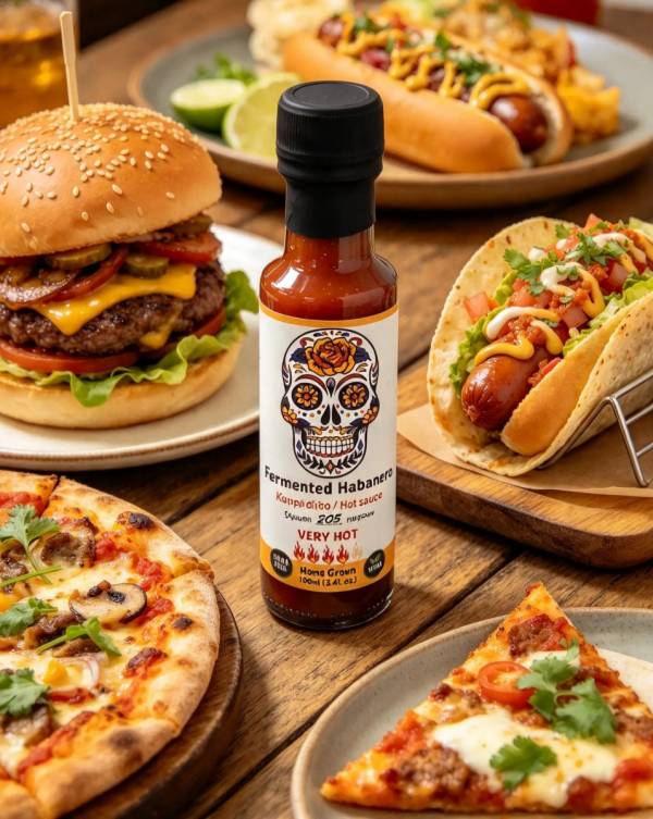 Fermented Habanero by Chileli 100ml - Very Hot Sauce - Sauces