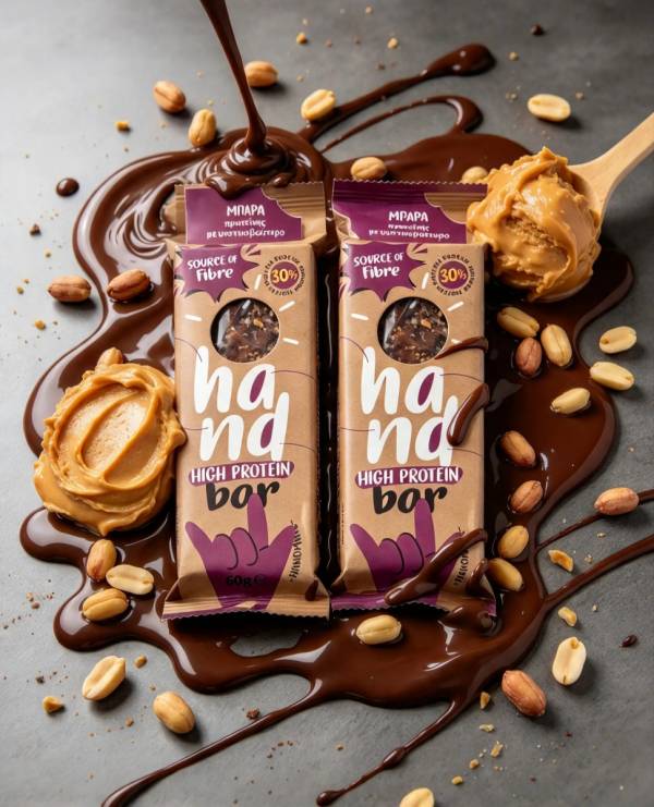 Peanut butter and chocolate protein cereal bar 60g - Bars