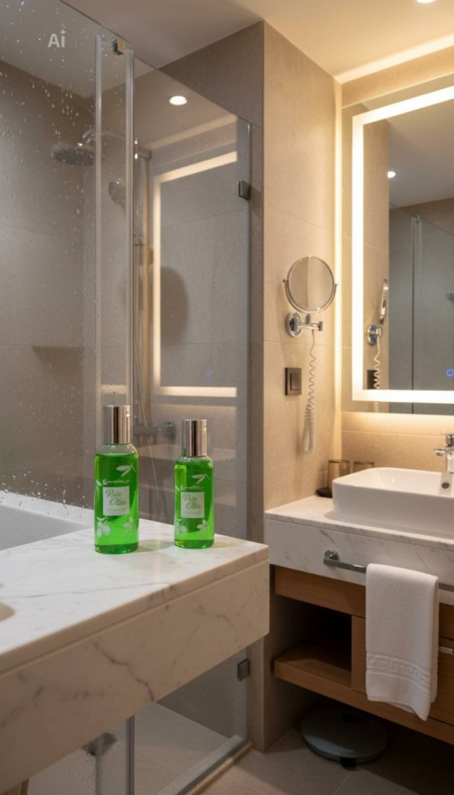 Σαμπουάν pure olive with olive oil-mastic spa
