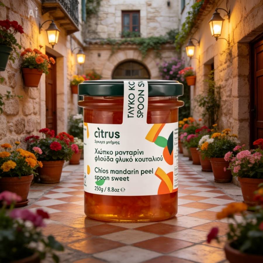 Γλυκό φλούδα χιώτικου μανταρινιού 250g Γλυκό φλούδα χιώτικου μανταρινιού 250g