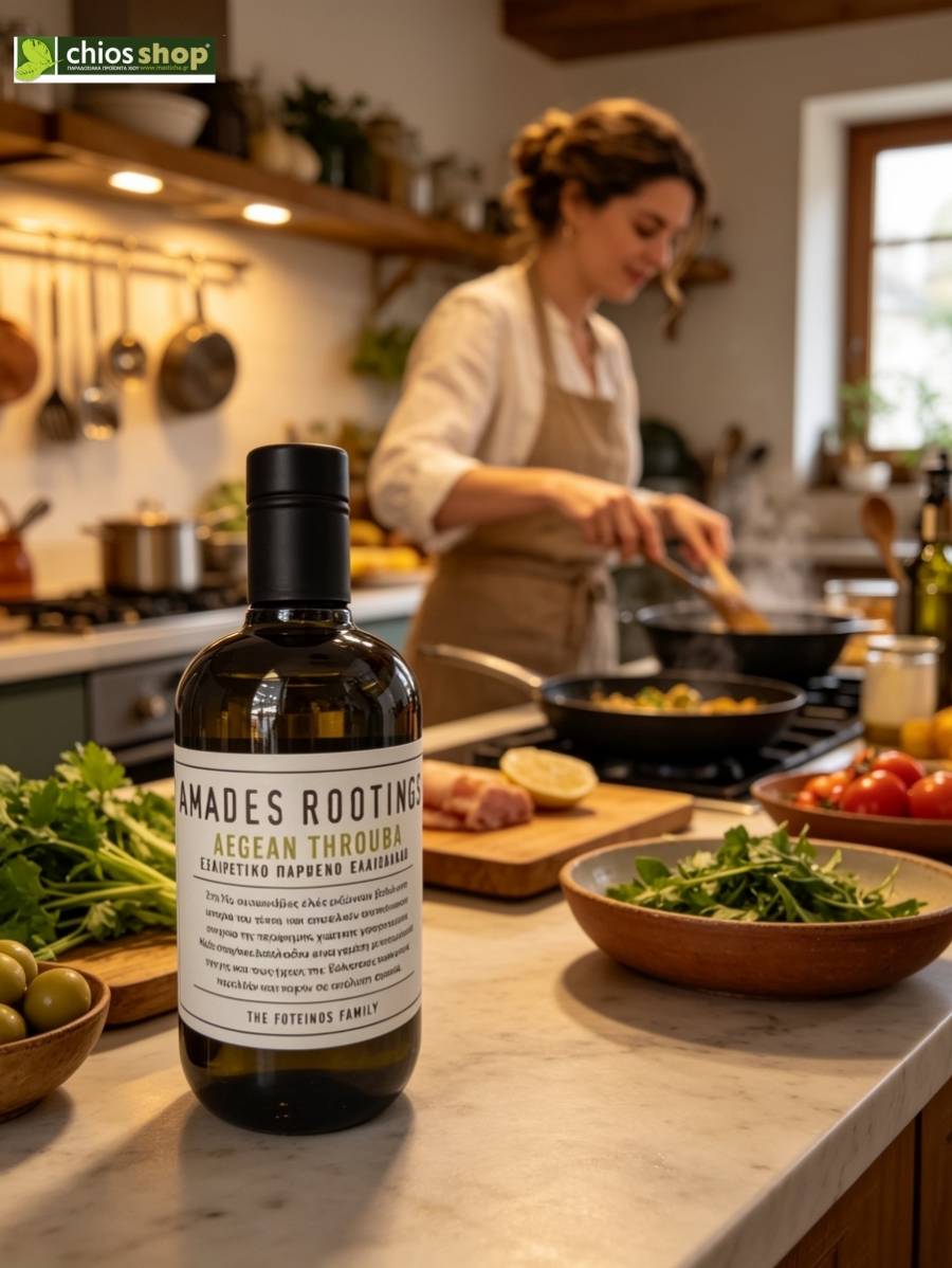 Extra Virgin Olive Oil from Chios 500ml - Amades Rooting Extra Virgin Olive Oil from Chios 500ml - Amades Rooting